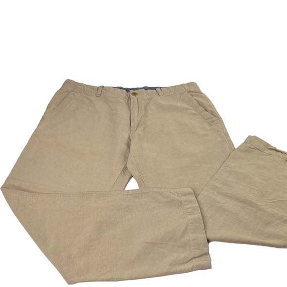 Banana Republic Women's Relaxed Fit Linen Blend Casual Pants - Picture 1 of 15